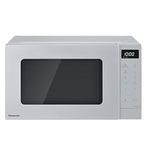 Panasonic NN-ST23QMBPQ 20L Solo Microwave Oven with Glass Tray, 800W, Auto Defrost, 11 Auto Programmes, LED Display, 5 Power Settings, Digital Timer, Silver