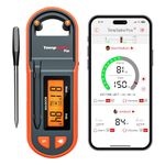 LABART ThermoPro TempSpike 600 ft Wireless Meat Thermometer with Ultra-Thinner Probe, Meat Thermometer Digital Wireless with LCD Booster, Bluetooth for BBQ Grill Smoker Rotisserie Sous Vide