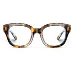 VISOONE Medium Round Blue Light Blocking Glasses with Anti Eye Strain and Computer Glare for Women Man BELLAMY