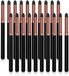 UorPoto 20Pcs Eyeliner Smudge Brush Pencil Stick Set,Professional Sponge Blending Makeup Tool for Eyeshadow and Eyebrow Reusable Applicator