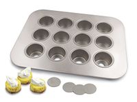 Fox Run Mini Cheesecake Pan with Removable Bottoms, Non-Stick, 10.5 x 14 x 1.5 inches