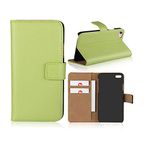 Smart Fit Sport Leather Case for iPhone - SFS Leather Wallet Case for iPhone X/XS 4/4S 5/5S 5C 6/6s 6 Plus 7/8 7 Plus/8 Plus 8 Plus, Leather, Green, For iPhone 7P/8P