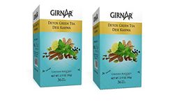 Girnar Green Tea, Desi Kahwa, 36 Tea Bags (Pack Of 2), 0.09 Kg