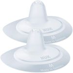 NUK Breastfeeding Cones, Breastfeeding Shield, Protects Against Sore Nipples, Thin Silicone, Size M (20 mm), Includes Protective Box, Pack of 2