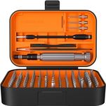 Precision Screwdriver Set, SOONAN 150 in 1 Tool Kit with 120 Bits Magnetic Screwdriver Set & 30-bit Tool Set Handy Repair Tool for Computer Phone, Orange