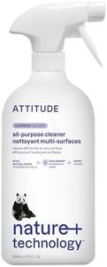ATTITUDE All Purpose Cleaner, EWG Verified Multi-Surface Products, Vegan, Naturally Derived Multipurpose Cleaning Spray, Lavender, 800 mL