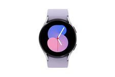 Samsung Galaxy Watch5 Bluetooth (40 mm, Silver with Purple Strap, Compatible with Android only)