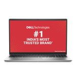 Dell Inspiron 3530 Laptop, Intel Core i7-1355U Processor, 16GB, 512GB, 15.6" (39.62cm) FHD WVA AG 120Hz, Backlit KB + FPR, Win 11 + MSO'21, 15 Month McAfee, Silver, 1.62kg