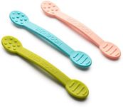 Special Supplies Duo Spoon Oral Motor Therapy Tools, 3 Pack, Textured Stimulation and Sensory Input Treatment for Babies, Toddlers or Kids, BPA Free Silicone with Flexible, Easy Handle