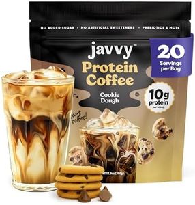 Cookie Dough Protein Iced Coffee - Premium Whey Protein & Instant Iced Coffees - 100% Natural Cold Brew Coffee - Zero Artificial Flavors & Sweeteners, 80 mg Caffeine Per Serving, 20 Servings