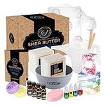 DilaBee Soap Making Kit Includes All Soap Making Supplies| DIY soap Making Shea Butter Soap Kit. Soap Making Kit for Adults, Homemade Soap