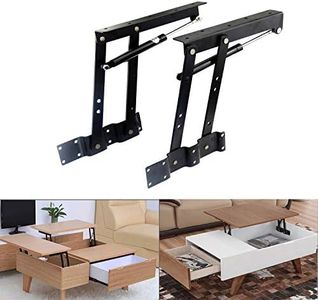 Sauton 1pair Folding Lift up Top Table Mechanism Hardware Fitting Hinge Spring Standing Desk Frame