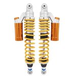 Hegeiisy 400mm/15.75" Rebound Damping Universal 7mm Spring Rear Suspension Air Shock Absorber MTB Motorcycle For XL250 XL500 XL185