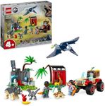 LEGO® Jurassic World Baby Dinosaur Rescue Centre 76963 Mini Triceratops, Ankylosaurus and Velociraptor Figure Toys, Building Toy for Boys and Girls Aged 4 and Over