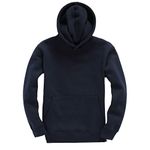 D&H CLOTHING UK Kids Children Pullover Hoodie Hooded Sweatshirt Boys Girls Unisex (12-13, Navy)