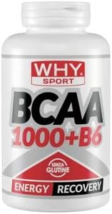 WHY SPORT BCAA 1000 + B6 - BCAA 2.1.1 - Aminoacidi Ramificati con Vitamina B6 - 300 Compresse