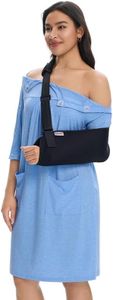 Women's Post Surgery Hospital Gown – Magnetic Shoulder Closures, Side Snaps, Pockets, Ruched Bust Adaptive Recovery Dress Dusty Blue