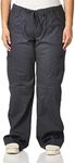 Dickies Women's Low Rise Drawstring Cargo Pant Medical Scrubs, Dark Pewter, M Tall
