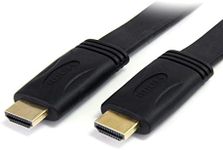 StarTech.com 5m Flat High Speed HDMI Cable with Ethernet - Ultra HD 4k x 2k HDMI Cable - HDMI to HDMI M/M - Flat HDMI Cable (HDMM5MFL)