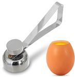 Stainless Steel Egg Cracker Tool - Egg Cracker Cutter Egg Opener Topper Cutter Egg Cracker Topper Egg Cutter Stainless Steel Kitchen Egg Topper Cutter Heavy Duty Cutter Egg Shell Cutter Tool Separator