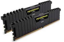 Corsair CMK16GX4M2A2666C16 Vengeance LPX 16 GB (2 x 8 GB) DDR4 2666 MHz C16 XMP 2.0 High Performance Desktop Memory Kit, Black