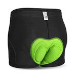 INBIKE Cycling Shorts Mens Underwear Gel Padded Mountain Bike Underpants Bicycle Cycle Biking Sports Brief Breathable Shorts 3D Foam Pad S