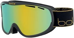 bollé - Sierra, Black Gold Shiny, Sunshine Cat 3, Small-Medium, Snow Goggles, Feminine, Adult