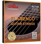 Alice Flamenco Guitar Strings Normal Tension 28-43 - Crystal Nylon & Carbon Trebles for 6 Strings Flamenco Guitar (AC149 - Normal)