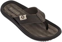 CARTAGO Dunas VI Thong Sandals for Men, Brown, 12