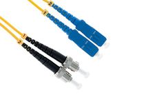 SC to ST Singlemode Duplex 9/125 Fiber Patch Cable