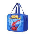 EFOT Cartoon 3D Rectangular Insulated Lunch Box Bag Kids Lunch Box Cartoon Character Insulated Lunch Bag Snack Box Personalised Spiderman Children’s Lunch Bag Blue School Lunch Bag for Boys & Girls