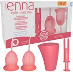 enna Cycle Easy Size M – 2 Mounting Cups + Applicator + Steriliser and Transport Box