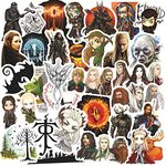 The Hobbit Stickers 50 Pcs Waterproof Classic Movie Stickers for Laptop Water Bottle Skateboard Luggage Computer Notebook Car Guitar Bike Motorcycle,Vinyl Trendy Decals for Teens Adult