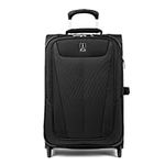 Travelpro Maxlite 5 Softside Expandable Upright 2 Wheel Carry on Luggage, Lightweight Suitcase, Men and Women, Black, Carry On 22-Inch