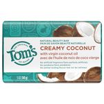 Tom's of Maine Natural Beauty Bar Soap with Virgin Oil, Coconut, 5 Ounce, 6 Count