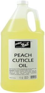 PRO NAIL - Cuticle Revitalizing Oil for Nails, Peach, 128 Oz - Professional Strength, Pedicure and Manicure - Moisturizes and Strengthens Nails and Cuticles - Soothing and Nourishing, Bulk