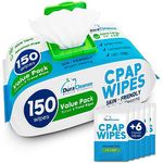 CPAP Mask Wipes - 150 Count Jumbo Pack + 6 Travel Wipes - Duracleanse - Extra Large, Extra Moist Cleaning Wipes for Mask, CPAP Machine & Supplies - Skin Safe with Aloe Vera