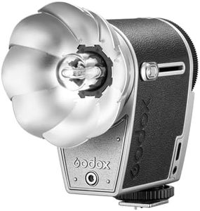 Godox Lux Cadet Retro Camera Flash, Built-in Battery GN10 with 7 Levels Flash Power, 6200K±300K with S1/S2 Optical Control, On Camera Flash for Canon, for Nikon, for Sony, for Fuji, for Olympus Camera