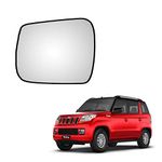 MACZO - orvm Left (Passenger) Side Rear View Mirror Glass for Mahindra TUV-300 2015-2024 Model