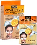Azure Cosmetics Anti-Aging Under Eye Mask - 5 Pairs, Reduces Fine Lines, Wrinkles, Dark Circles & Puffiness, Skin Care Made in Korea, 100% Vegan, Cruelty-Free