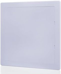 Suteck Plumbing Access Panel for Drywall Ceiling 8 x 8 Inch Reinforced Plastic Wall Access Doors Removable Hinged White