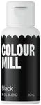 Colour Mill Oil-Based Food Coloring, 20 Milliliters Black