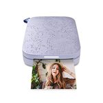 HP Sprocket Portable 2x3" Instant Photo Printer (Lilac) Print Pictures on Zink Sticky-Backed Paper from your iOS & Android Device.