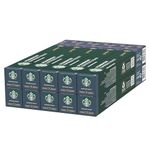 STARBUCKS Espresso Roast by Nespresso, Dark Roast, Coffee Capsules 10 x 10 (100 Capsules)