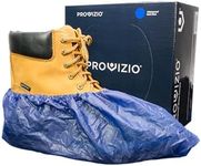 Provizio Supply Waterproof Shoe Covers Disposable Non Slip Extra Large Boot Cover Dark Blue - (40 Pairs)