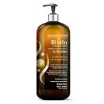 Majestic Pure Biotin Conditioner for Hair - Thickening & Volumizing Conditioner, with DHT-3 Blocker, Keratin & Rosemary Oil, Sulfate Free, All Hair Types Hair Conditioner, 16 fl oz