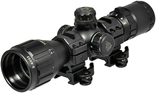 Leapers, Inc. - UTG BugBuster Rifle Scope, 3-9X 32, 1", Red/Green Illuminated Mil-dot Reticle, with Rings, Black Finish SCP-M392AOLWQ, UPC :4712274528321