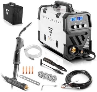 STAHLWERK Schutzgas-Schweißgerät AC/DC WIG 200 Puls Pro Digital | IGBT Inverter mit 200 Ampere, ARC/MMA Funktion, Job-Speicher, Puls-und Spot-Funktion, geeignet für Alu und Dünnblech