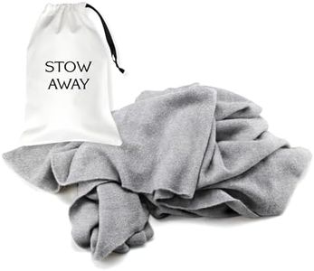 Jet&Bo 100% Pure Cashmere Lightweight Travel Wrap, Shawl & Scarf Gray, Storage Bag + Gift Box