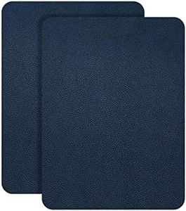Sofa Leather Repair Patch Tape 8.2x11 Inch2PCS Large Self Adhesive Leather Sofa, Car Seat, Leather Furniture, Vinyl Repair Patch Kit (8.2x11 Inch, Blue1.0)